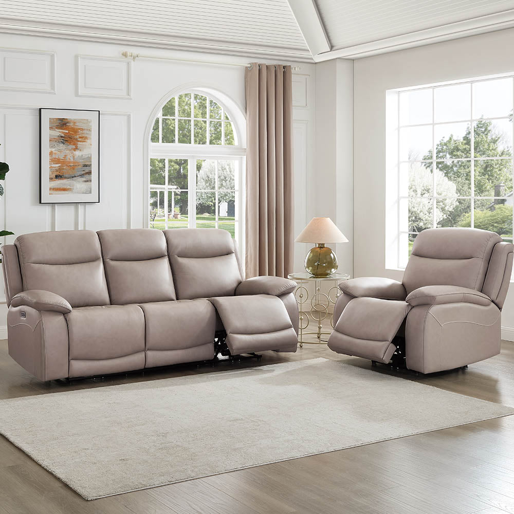 Jackson Top Grain Leather Zero Gravity Power Reclining Sofa Collection with Power Headrests
