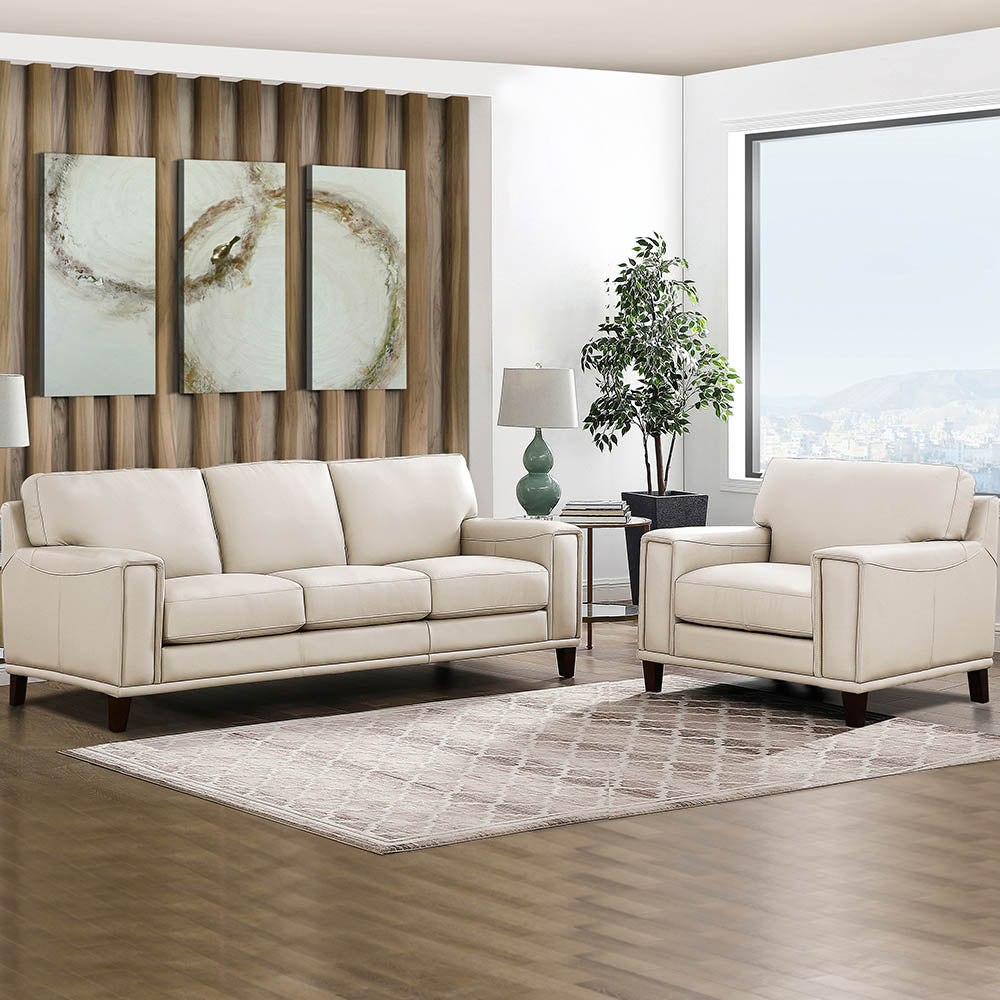 Jensen Top Grain Leather Sofa Collection
