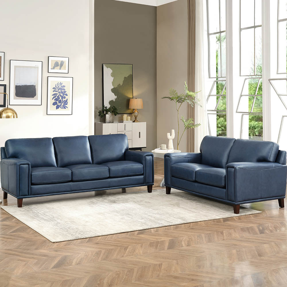 Jensen Top Grain Leather Sofa Collection