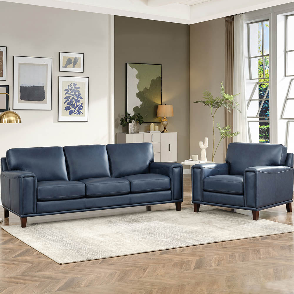 Jensen Top Grain Leather Sofa Collection