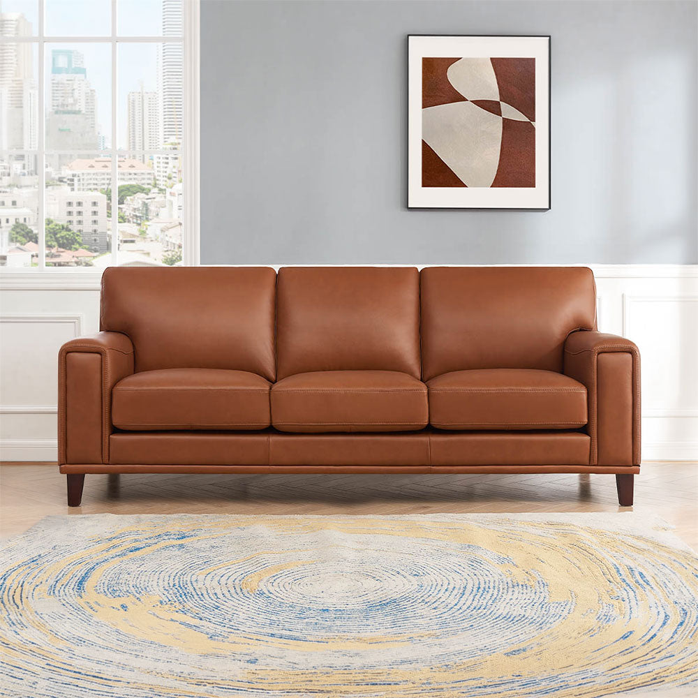 Jensen Top Grain Leather Sofa Collection