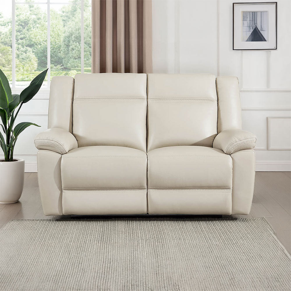 Perry Power Headrest Top Grain Leather Zero Gravity Power Reclining Sofa Collection