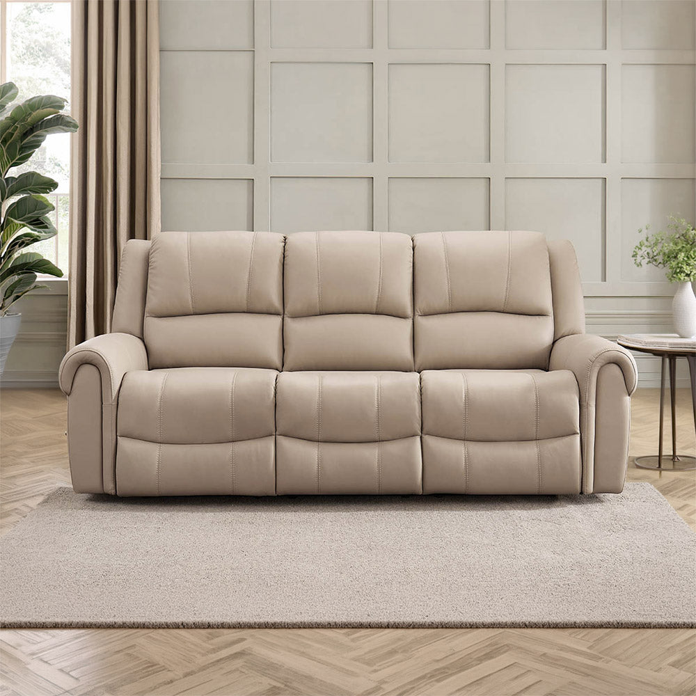 Santa Fe Top Grain Leather Manual Reclining Sofa Collection