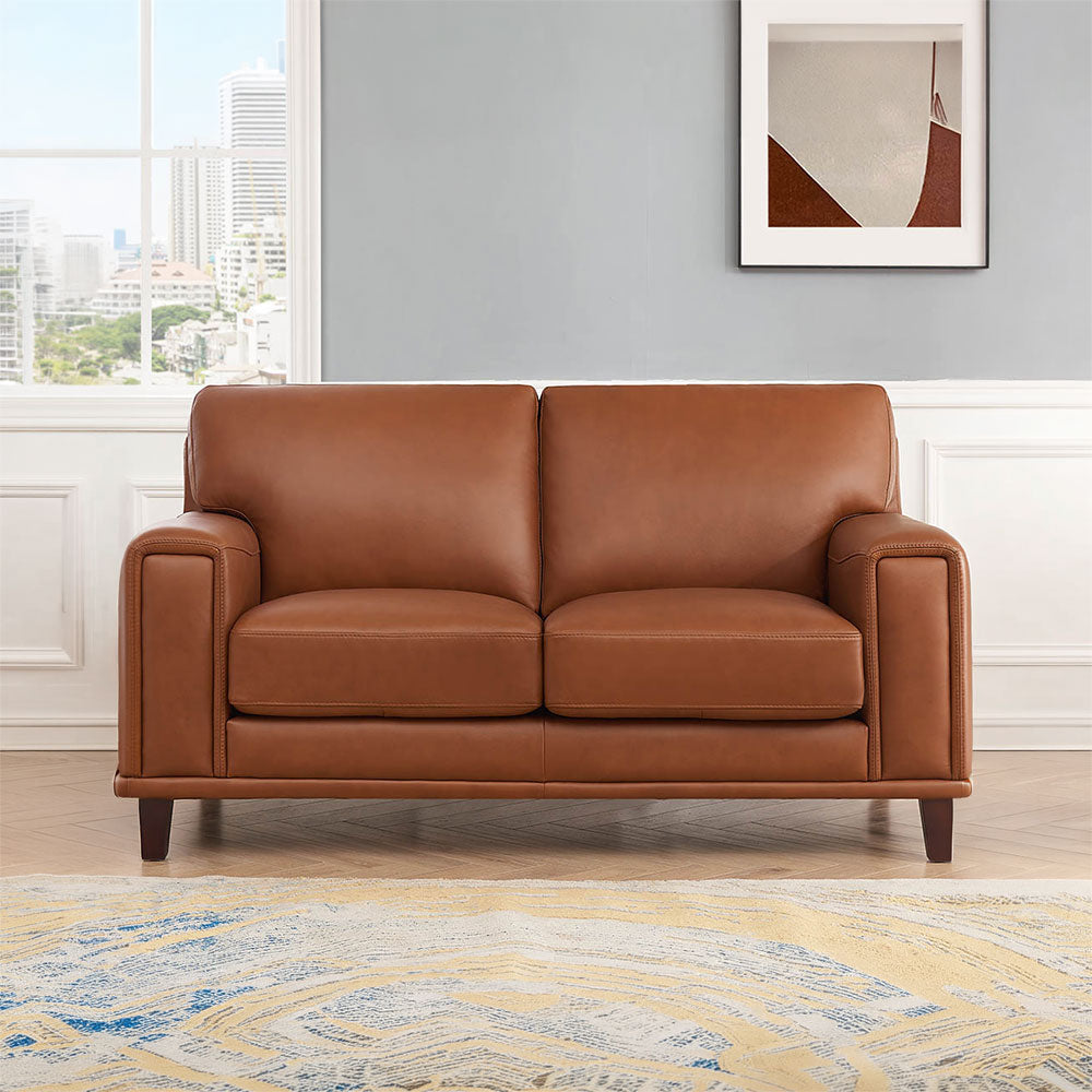 Jensen Top Grain Leather Sofa Collection