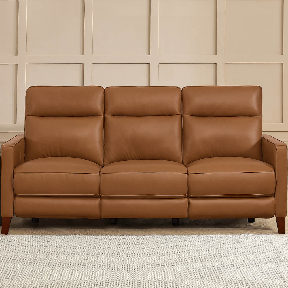 Matthews Power Headrest Top Grain Leather Power Reclining Collection