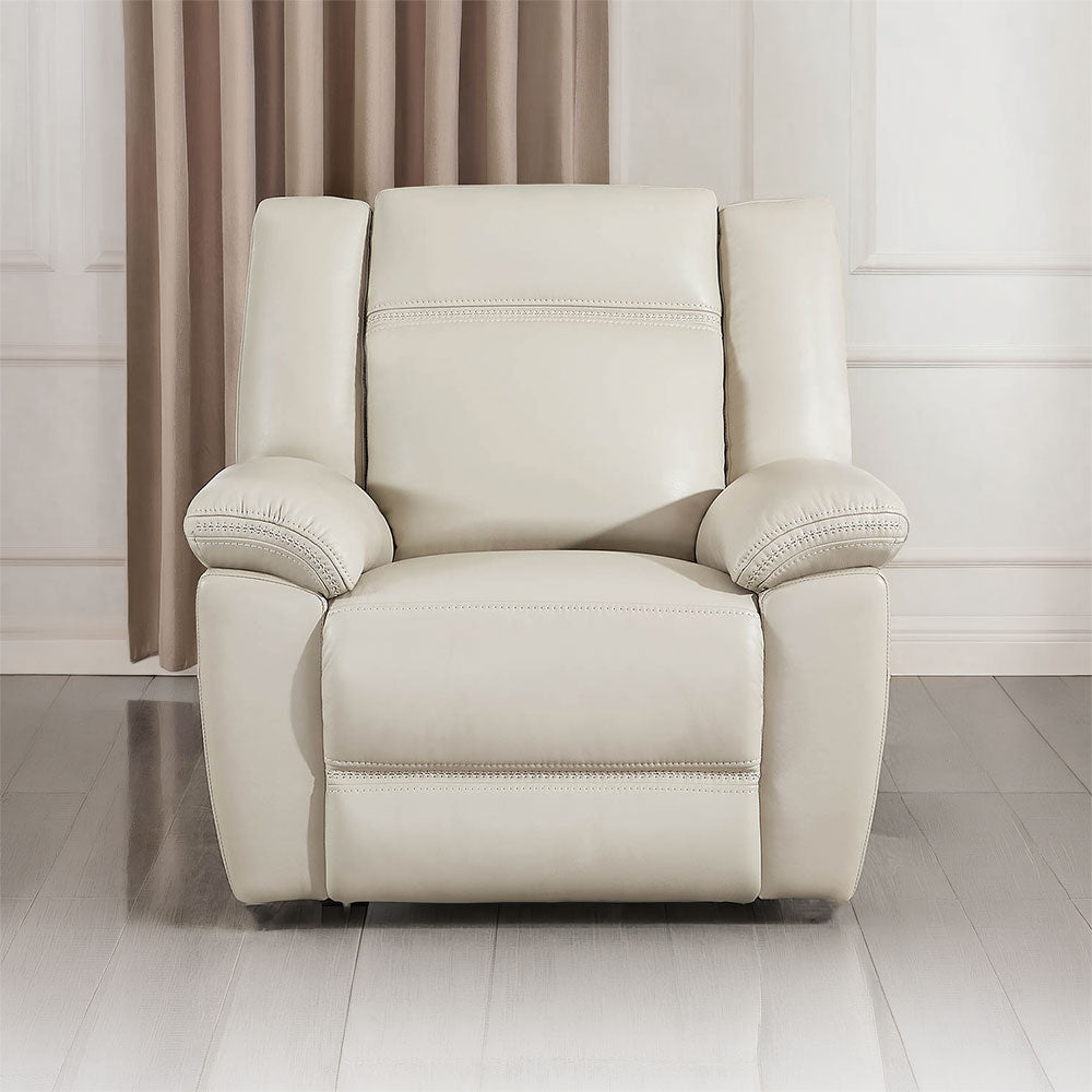 Perry Power Headrest Top Grain Leather Zero Gravity Power Reclining Sofa Collection