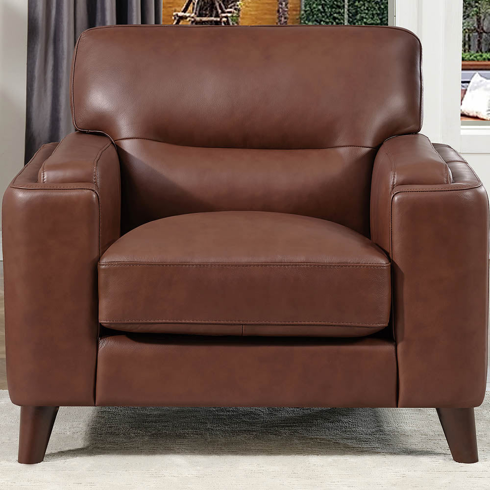 Sorena Top Grain Leather Sofa Collection