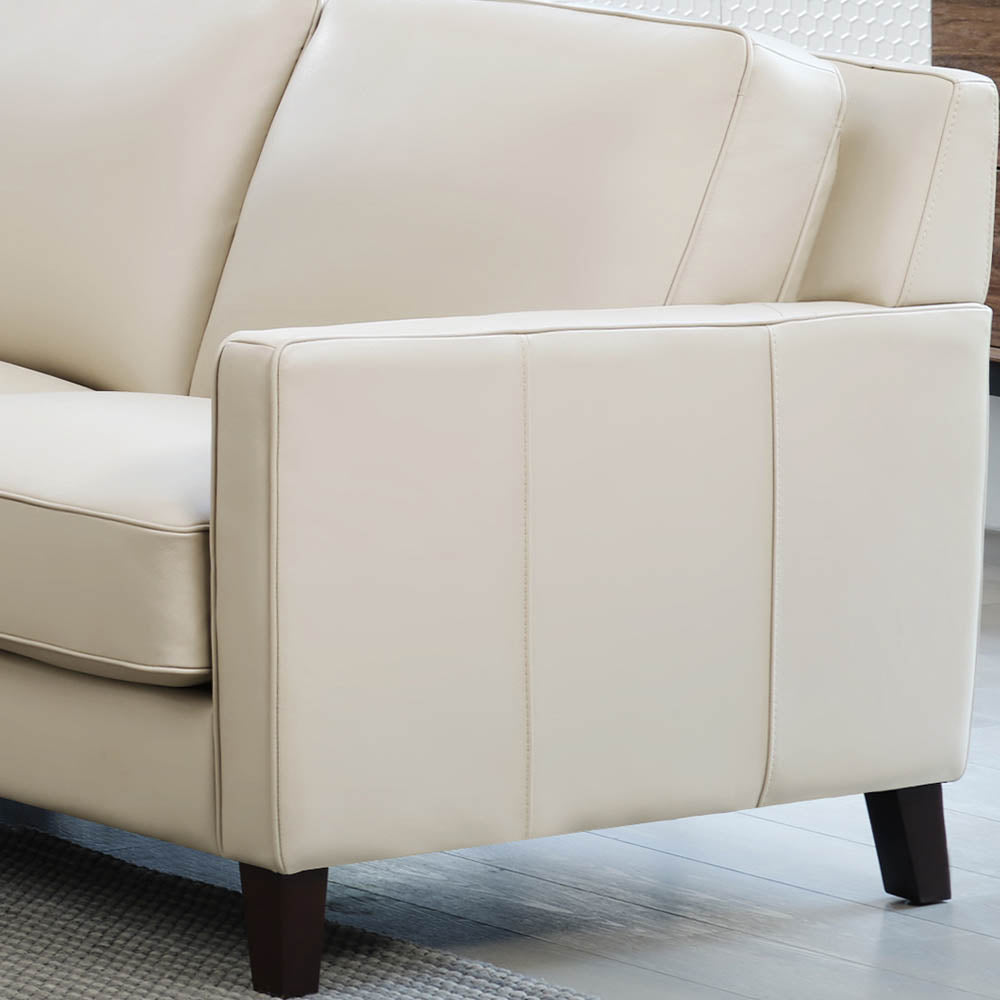 West Park Top Grain Leather Modern Sofa Collection