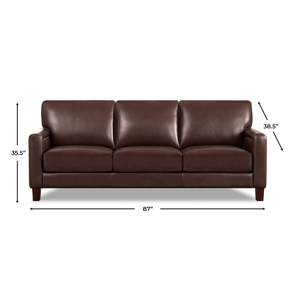 Willow Top Grain Leather Sofa Collection