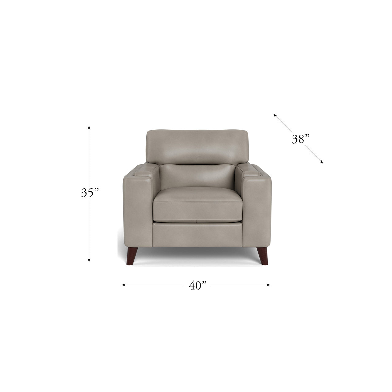 Sorena Top Grain Leather Sofa Collection