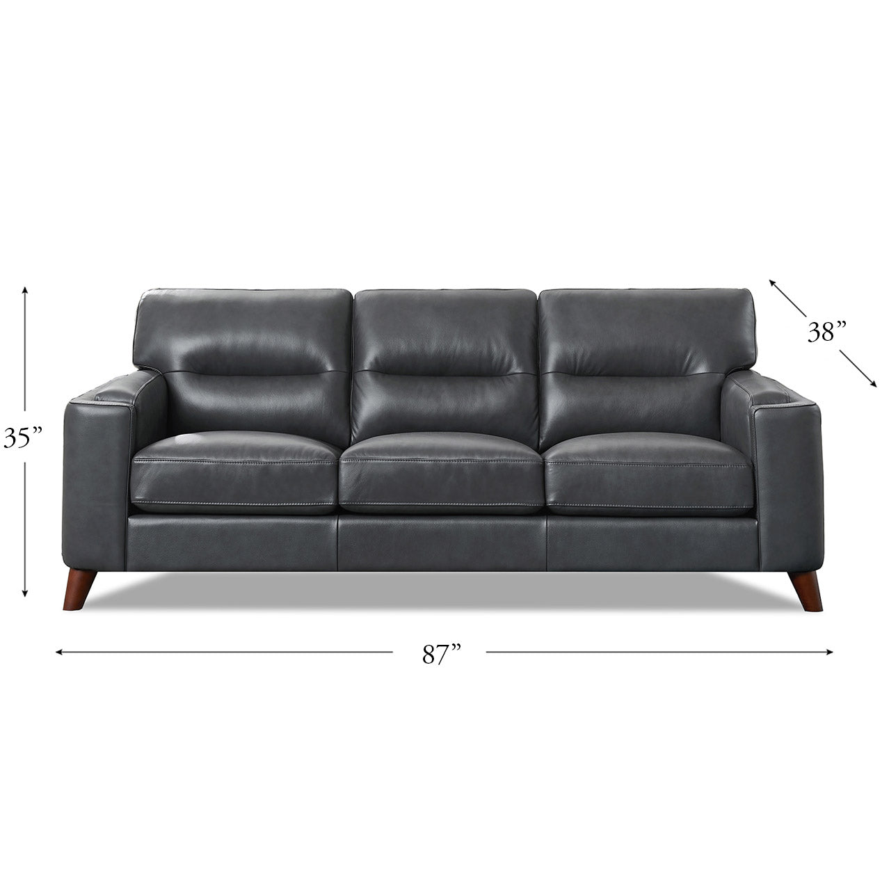 Sorena Top Grain Leather Sofa Collection