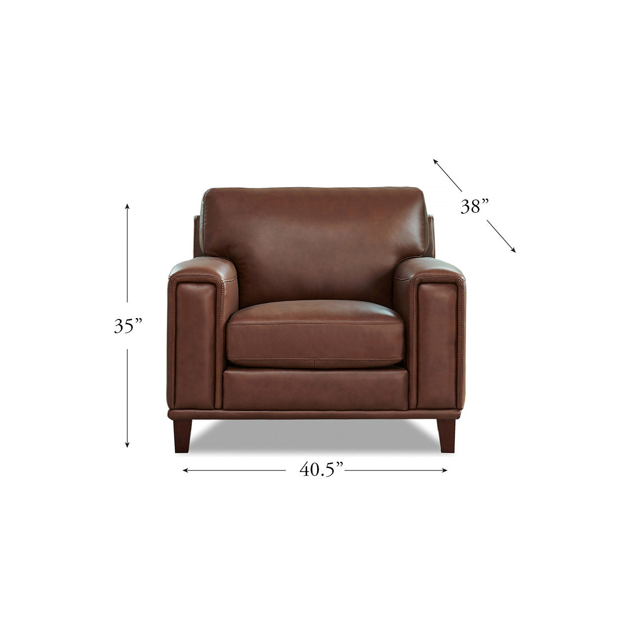 Jensen Top Grain Leather Sofa Collection