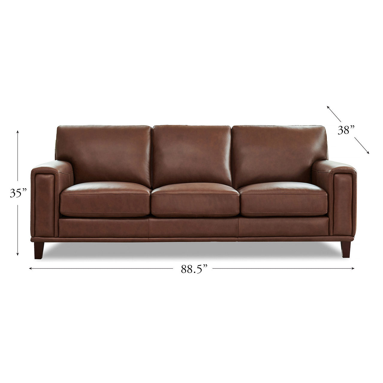 Jensen Top Grain Leather Sofa Collection