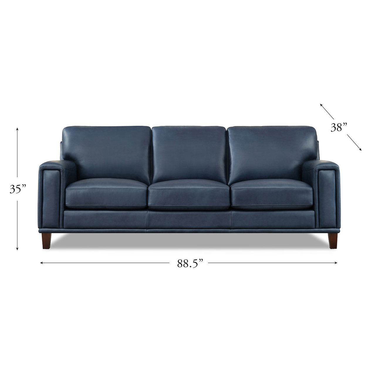 Jensen Top Grain Leather Sofa Collection
