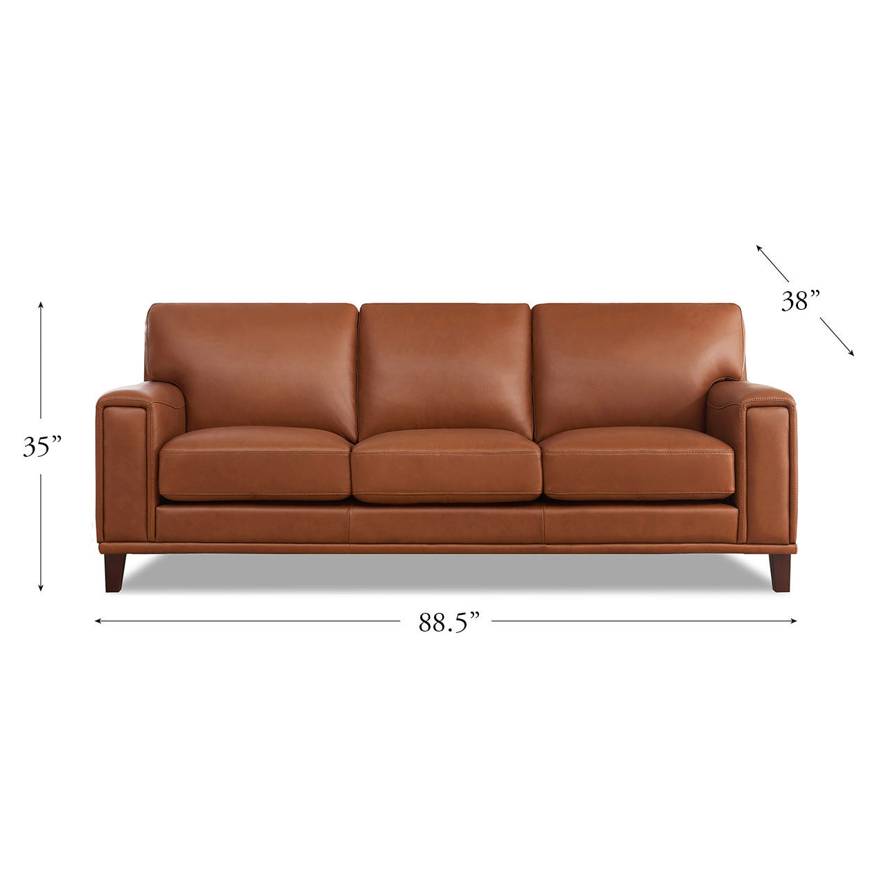 Jensen Top Grain Leather Sofa Collection