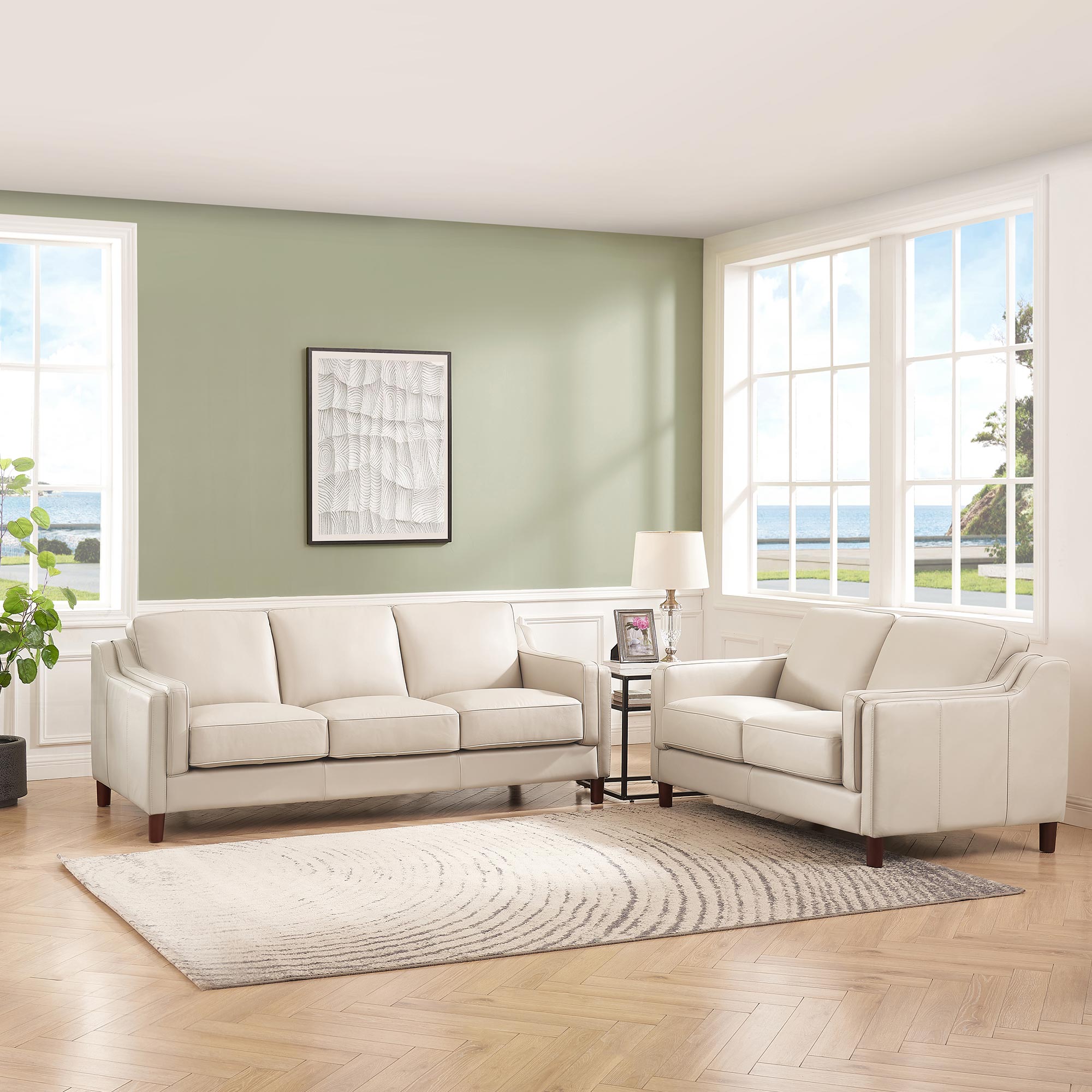 Dobson Top Grain Leather Sofa Collection