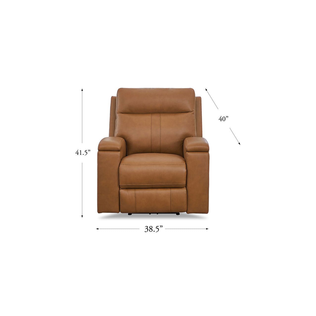 Frasier Top Grain Leather Power Zero Gravity Reclining Sofa with Headrest