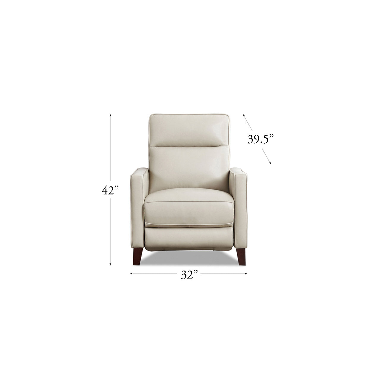 Matthews Power Headrest Top Grain Leather Power Reclining Collection