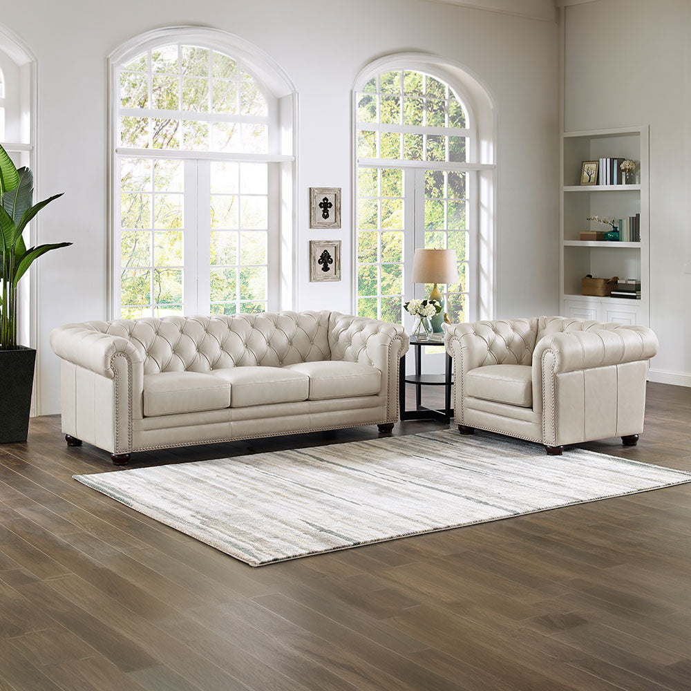 Allington Top Grain Leather Sofa Collection