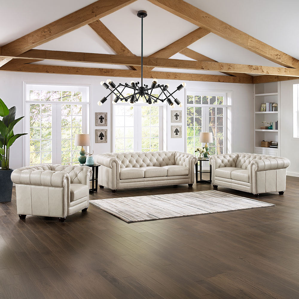 Allington Top Grain Leather Sofa Collection