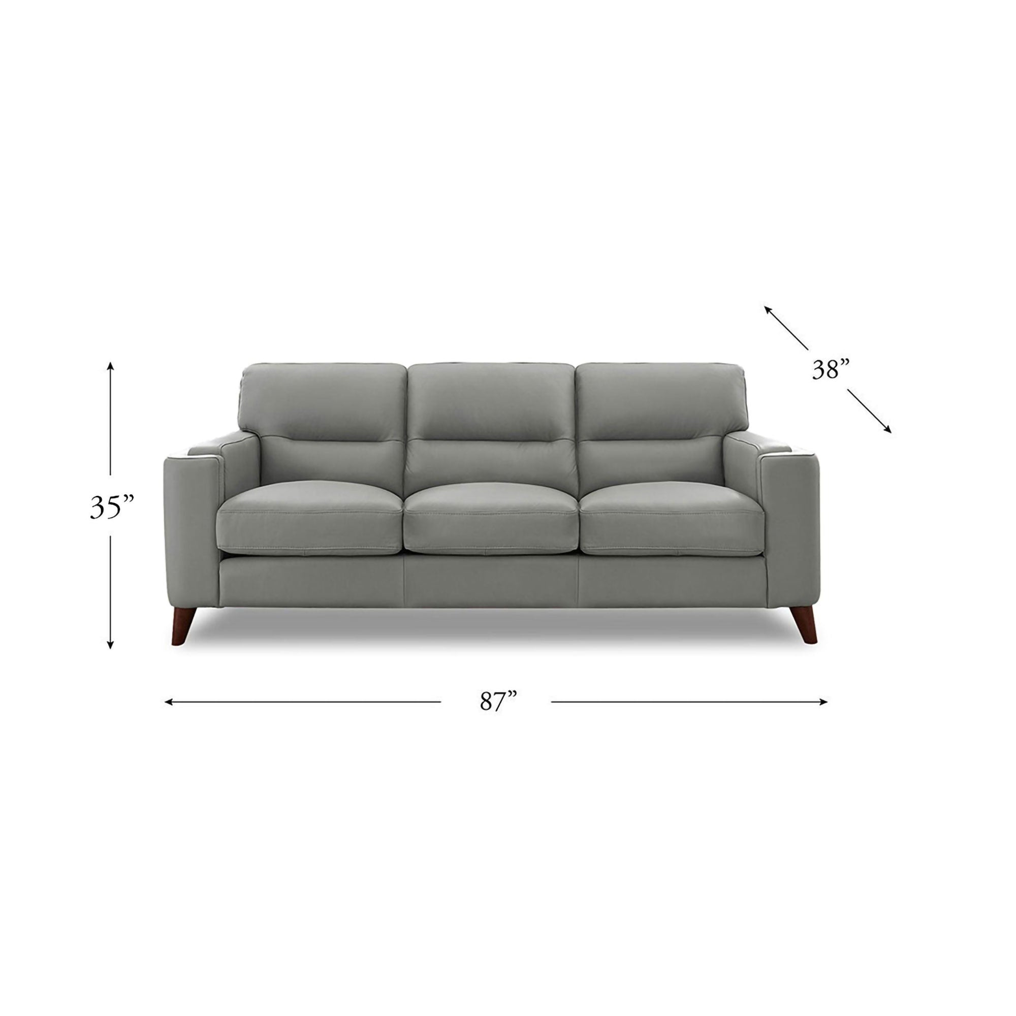 Sorena Top Grain Leather Sofa Collection