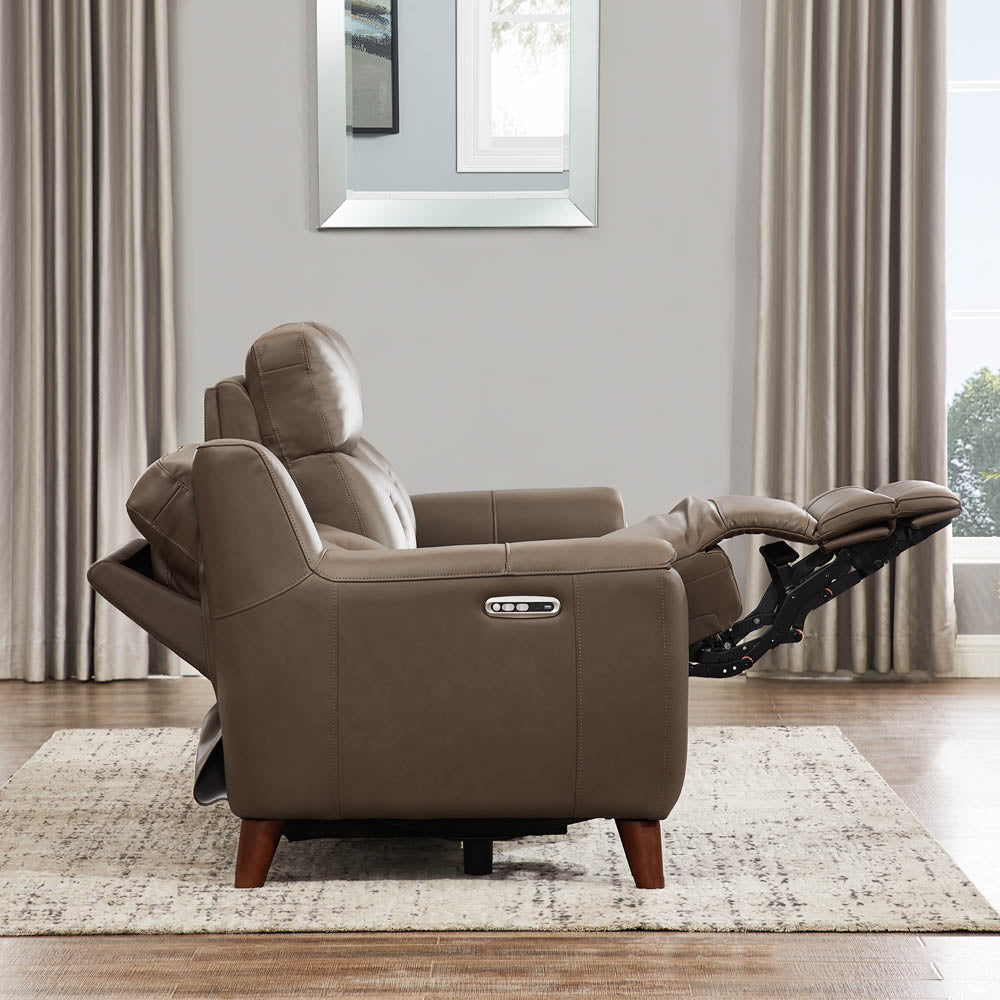 Malibu Top Grain Leather Power Zero Gravity Reclining Collection with Power Headrests