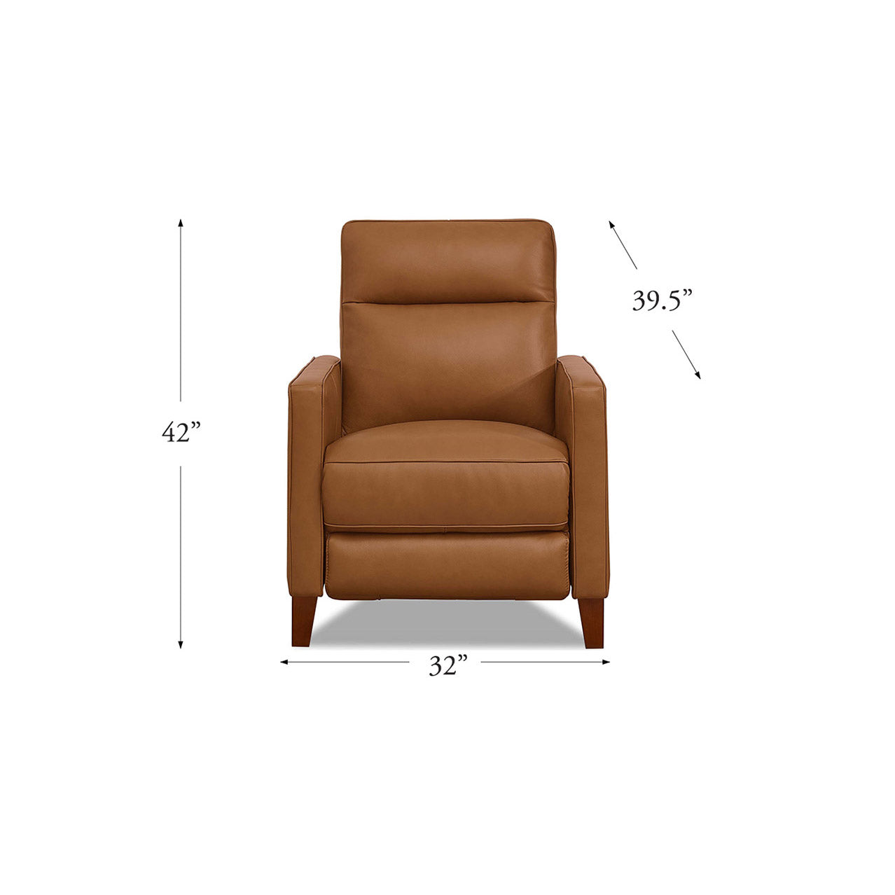 Matthews Power Headrest Top Grain Leather Power Reclining Collection
