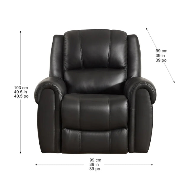 Santa Fe Top Grain Leather Manual Reclining Sofa Collection
