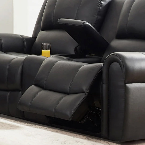 Santa Fe Top Grain Leather Manual Reclining Sofa Collection