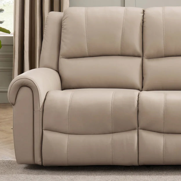 Santa Fe Top Grain Leather Manual Reclining Sofa Collection