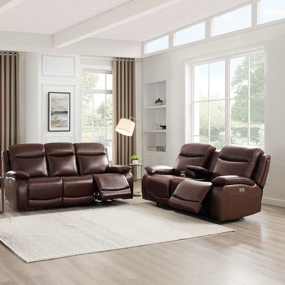 Jackson Top Grain Leather Zero Gravity Power Reclining Sofa Collection with Power Headrests
