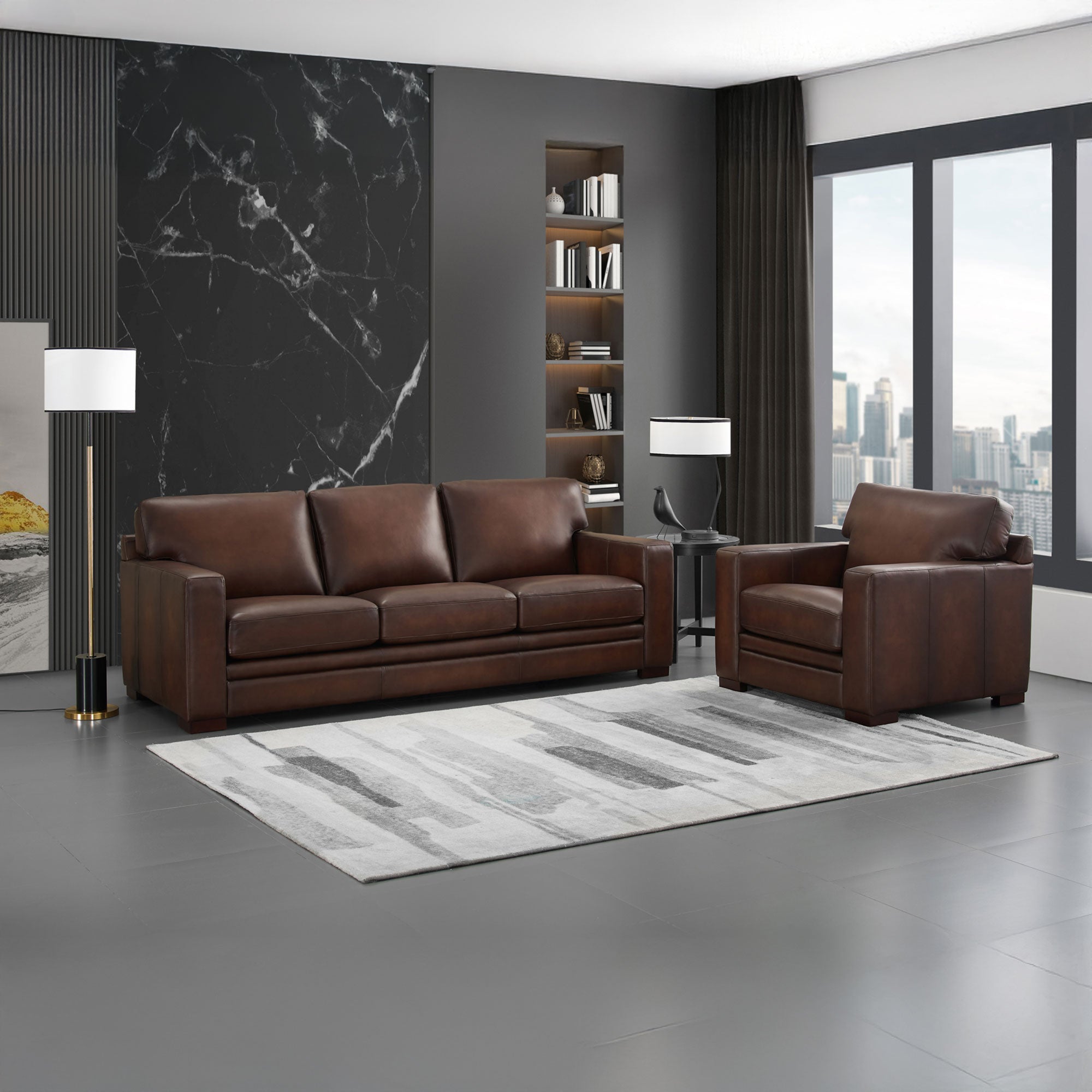 Luca Top Grain Leather Collection