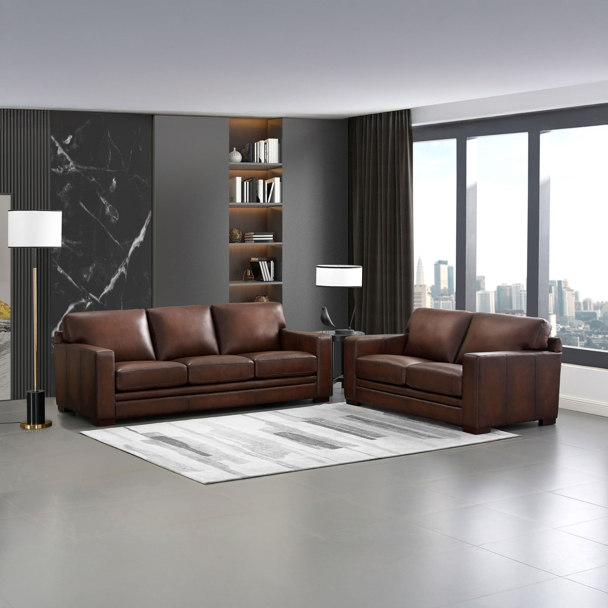 Luca Top Grain Leather Collection