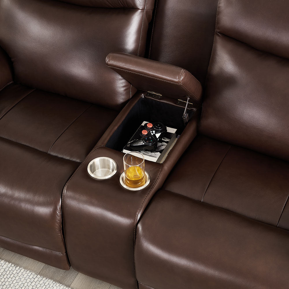 Jackson Top Grain Leather Zero Gravity Power Reclining Sofa Collection with Power Headrests