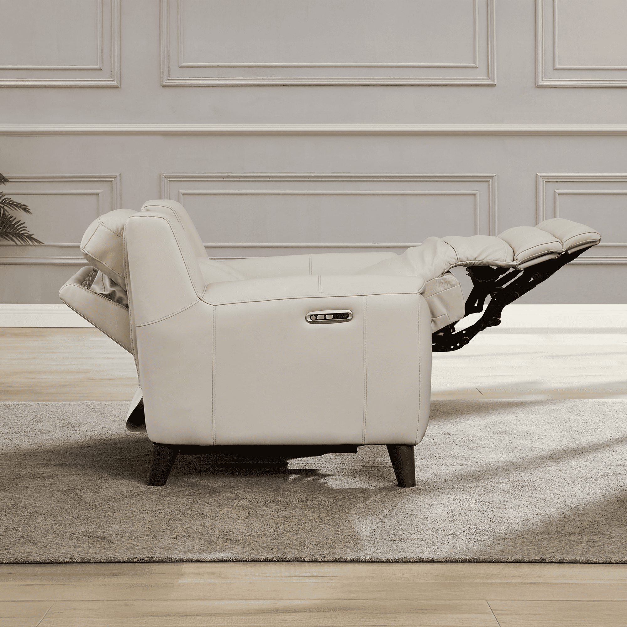 Malibu Top Grain Leather Power Zero Gravity Reclining Collection with Power Headrests