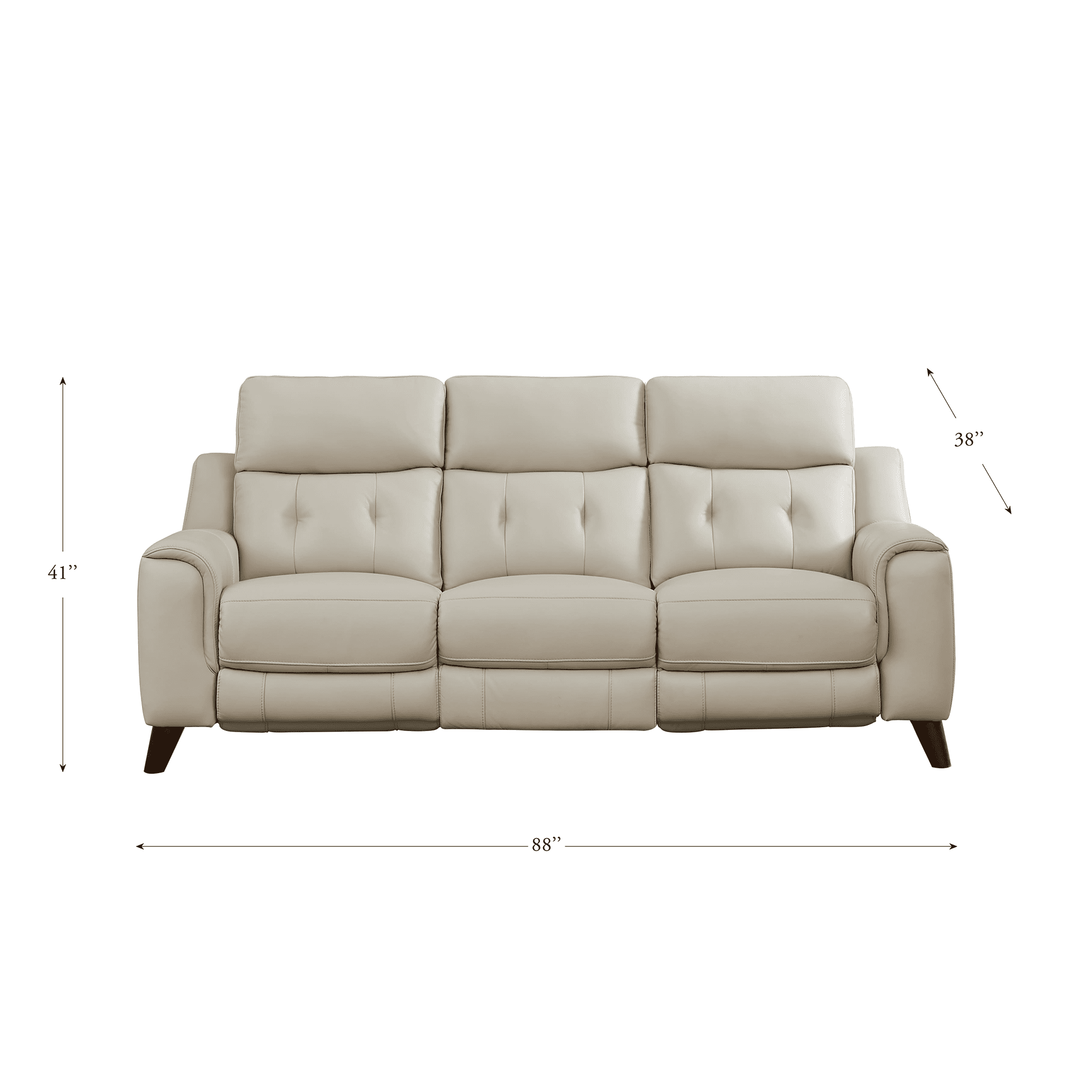 Malibu Top Grain Leather Power Zero Gravity Reclining Collection with Power Headrests