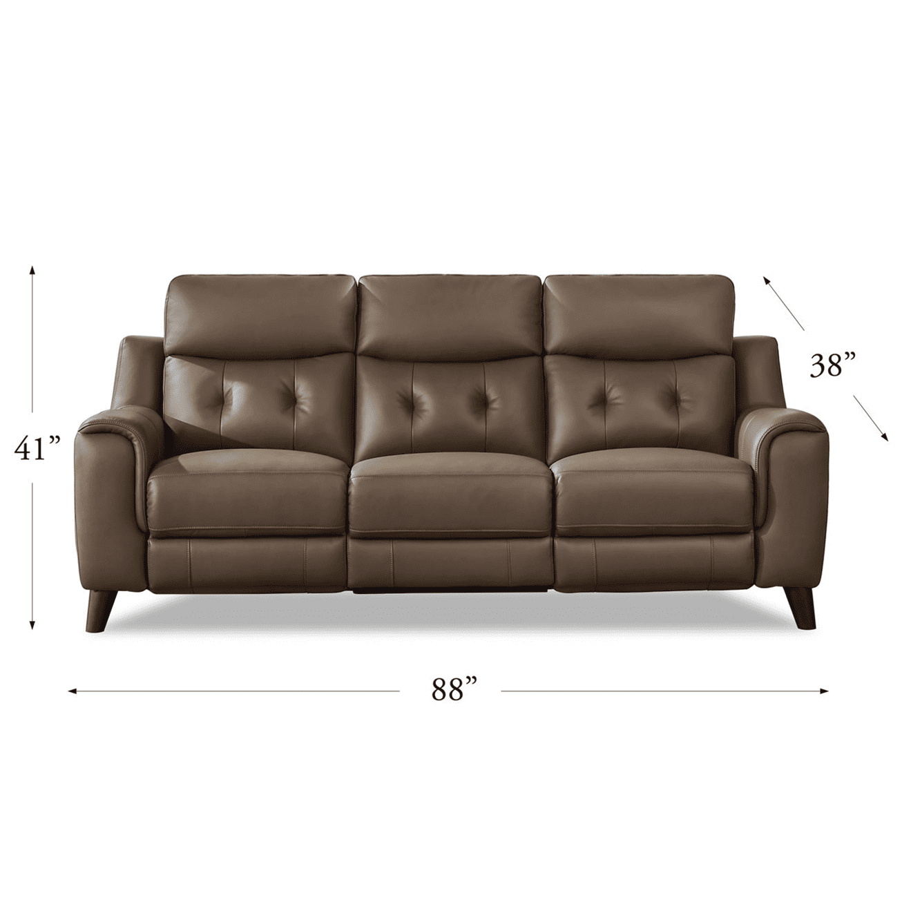Malibu Top Grain Leather Power Zero Gravity Reclining Collection with Power Headrests